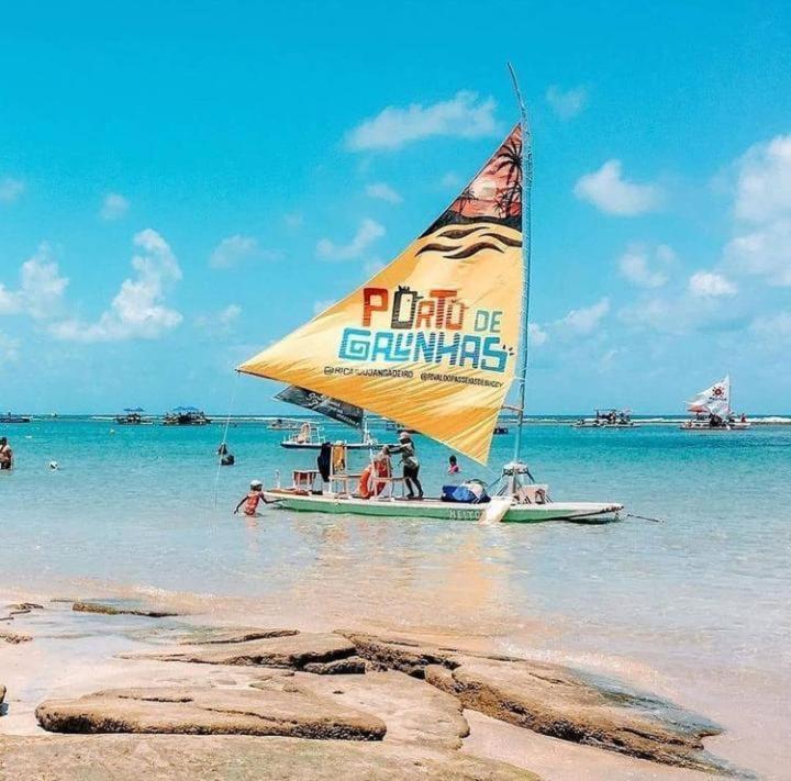 Lindo Apartamento Porto De Galinhas - Ipojuca - Com Churrasqueira E Piscina Exteriér fotografie