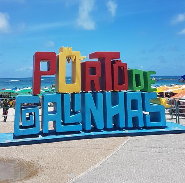 Lindo Apartamento Porto De Galinhas - Ipojuca - Com Churrasqueira E Piscina Exteriér fotografie